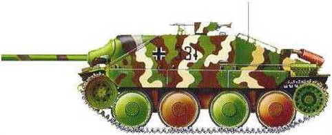 Камуфляж Jagdpanzer 38(t) Hetzer für 7.5cm PaK39 / Panzerjäger 38(t). Хетцер