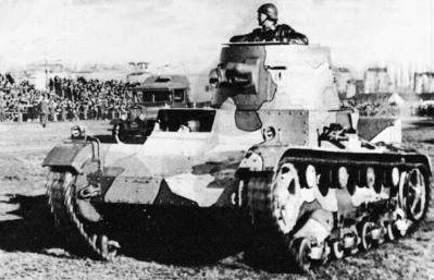 Викерс Е (Vickers E). Польские танки на параде в 1934